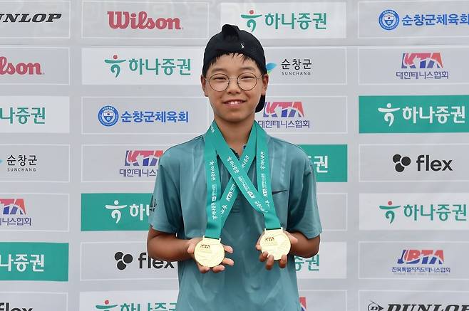 전국주니어선수권 U12 대회 2관왕, 정문성. 대한테니스협회