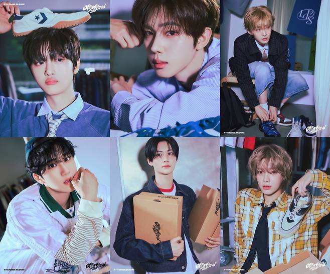 The group Lunat has heightened anticipation for their comeback by releasing all concept photos for their 4th mini album, Off the Grid. Through the albums title track, SNEAKERS, Lunat plans to showcase their more mature musical capabilities and performances.In the released ON version concept photos, the members revealed a free-spirited charm using sneakers, while in the OFF version, they transformed into sneaker shop employees, presenting a contrasting appeal. Lunat plans to emphasize the teams unique refreshing youthful energy through this album.Lunate will release their 4th mini album, Off the Grid, on the 22nd at 6 PM and begin full-scale activities. Additionally, they will hold their first solo fan concert, OFF-ZONE, on August 8th, followed by their second European tour, BEYOND THE MOON, which will tour eight European cities starting August 10th, continuing their global endeavors.