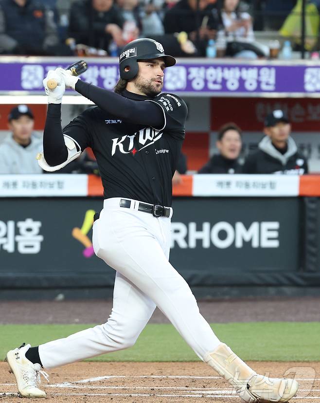 KT 위즈 외국인 타자 샘 힐리어드. 2026.4.2 ⓒ 뉴스1 김기남 기자