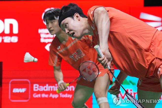 배드민턴 남자 복식 세계랭킹 1위 서승재-김원호 [AP=연합뉴스]