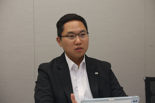 정의현 미래에셋자산운용 ETF운용본부장이 지난 9일 서울 중구 미래에셋자산운용 본사에서 헤럴드경제와 인터뷰하고 있다. [미래에셋자산운용 제공]