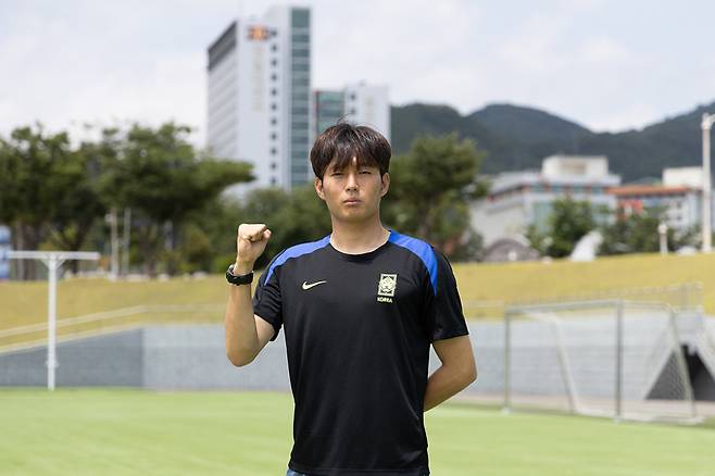 ▲ 경일대학교는 축구학과 4학년 박종현 학생이 대한축구협회 여자 U16 국가대표팀 피지컬 코치로 선발됐다. 경일대.