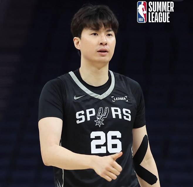 NBA에 도전 중인 한국 농구 간판 이현중. 사진 NBA