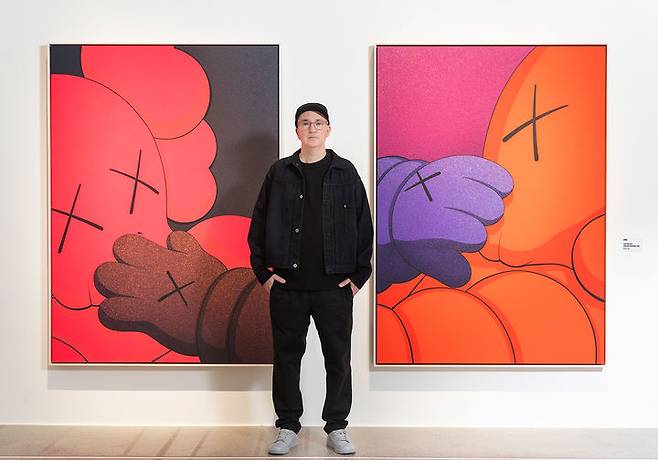 박현주 미술전문기자=카우스(KAWS)가 21일 서울 강서구 스페이스K 서울에서 한국 첫 미술관 개인전 '친구, 그리고 이웃(FRIENDS AND NEIGHBORS)'을 연다. 전시는 23일부터 12월 27일까지 열린다. 2026.07.21. hyun@newsis.com *재판매 및 DB 금지