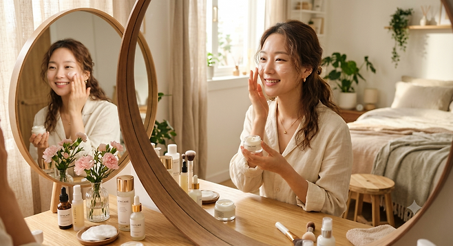 뷰티업계에서 마이크로바이옴 기술을 둘러싼 연구개발(R&D) 경쟁이 한층 치열해지고 있다. 구글 제미나이 생성 이미지