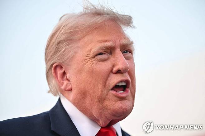 트럼프 대통령 [AFP=연합뉴스. 재판매 및 DB 금지]