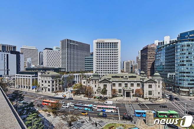 서울 중구 한국은행 본부 전경 (한국은행 제공) ⓒ 뉴스1 신웅수 기자