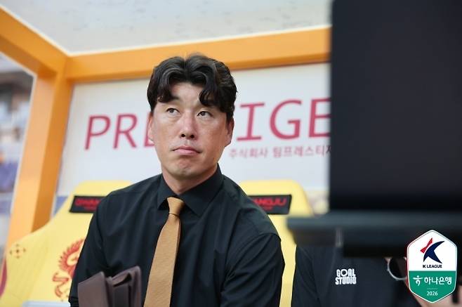 광주 FC 이정규 감독. 사진=한국프로축구연맹
