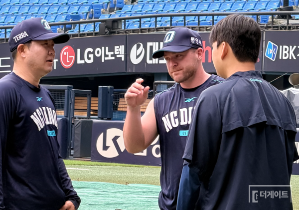 경기전 훈련하는 블레인(사진=더게이트 배지헌 기자)