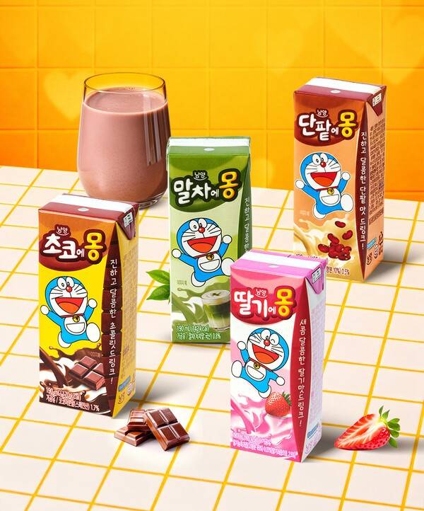 남양유업은 다양한 맛과 제품군, 브랜드 체험을 확대하며 '초코에몽'을 단일 제품을 넘어 '에몽' 브랜드로 육성하고 있다.[출처=남양유업]