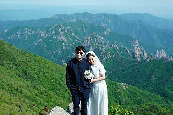 설악산 대청봉에서