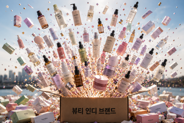 ODM을 기반으로 다양한 K뷰티 인디 브랜드가 시장에 등장하며 경쟁도 격화되고 있다. AI 생성이미지