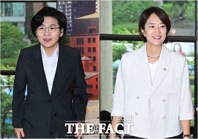 본경선에 진출한 후보들 간 지지율 격차가 크지 않은 것을 감안할 때 탈락한 김보미·고민정 두 후보의 표가 어디로 흘러가느냐는 향후 당권 경쟁 구도에 상당한 영향을 줄 수 있다는 분석이 나온다. /이새롬 기자