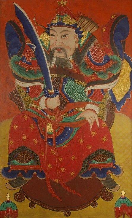 서울 용문동 남이장군 사당에 있는 무신도. 남이장군을 신앙의 대상으로 삼았다. [사진 한국콘텐츠진흥원]