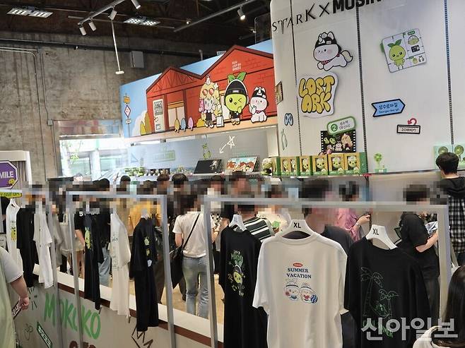 스마일게이트 '모코코 스트릿 팝업 in 성수' 현장.[사진=임종성 기자]