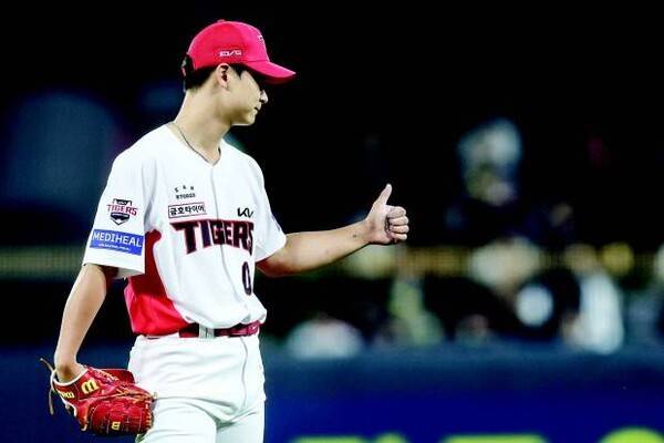 KIA 불펜투수의 중심 곽도규. 당분간 전력이탈이 불가피해졌다. /사진=KIA 타이거즈
