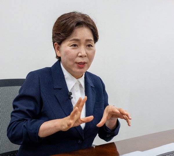 양향자 국민의힘 최고위원이 7월 6일 국회에서 ‘신동아’와 인터뷰하고 있다.&nbsp;홍태식 객원기자