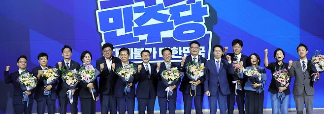 더불어민주당 8·17 전당대회 본경선 진출 당대표·최고위원 후보자(사진=뉴시스)