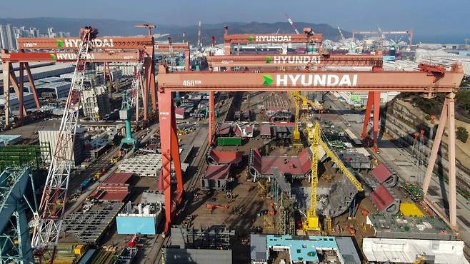 HD현대중공업 울산조선소 전경. 사진 제공=HD현대중공업