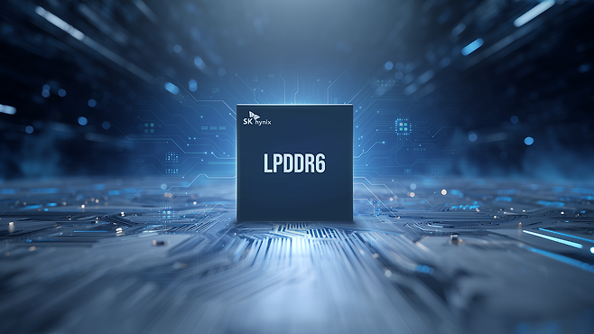SK하이닉스가 10나노급 6세대(1c) 공정을 적용한 16Gb(기가비트) LPDDR6 D램을 개발하는 데 성공했다고 10일 밝혔다. [SK하이닉스 제공]