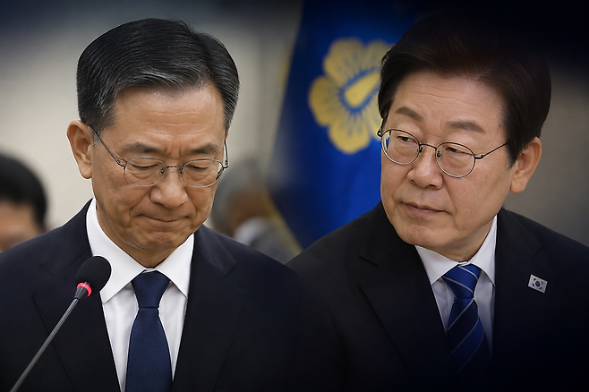 정성호 법무부 장관(왼쪽)과 이재명 대통령 ⓒ챗GPT