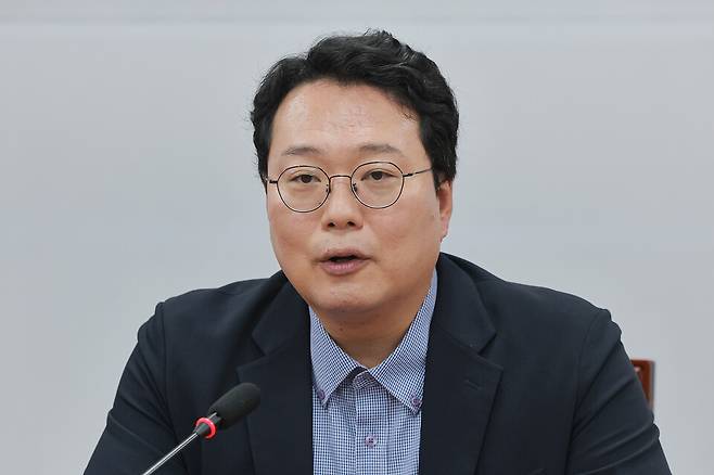천하람 개혁신당 원내대표가 6월29일 국회에서 열린 최고위원회의에서 발언하고 있다. ⓒ연합뉴스