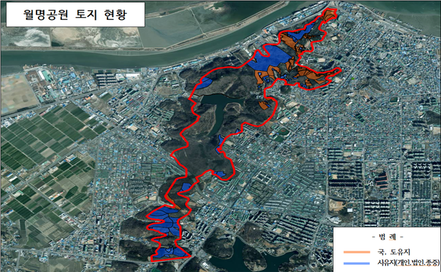 군산시가 월명공원을 ‘1호 국가도시공원’으로 조성하기 위해 도전장을 내밀었다/군산시