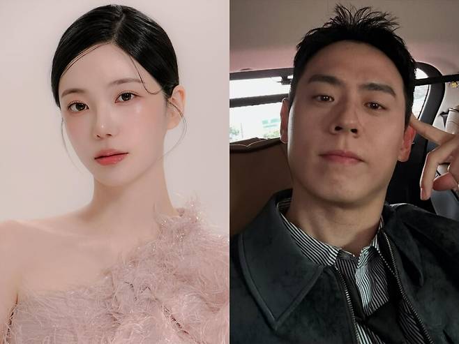 ▲ 윤하정(왼쪽)과 이관희. 출처| 윤하정 인스타그램, 이관희 인스타그램