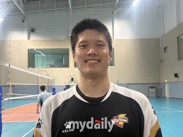 한국전력에서 새로운 출발을 알리는 진지위./오산 = 이정원 기자