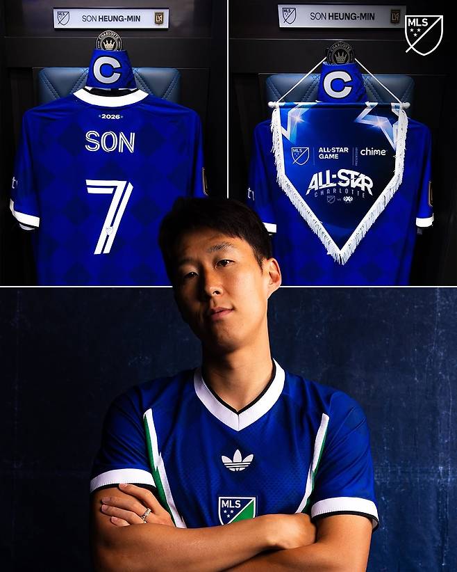 2026 미국 메이저리그사커(MLS) 올스타의 주장 손흥민. MLS 공식 채널