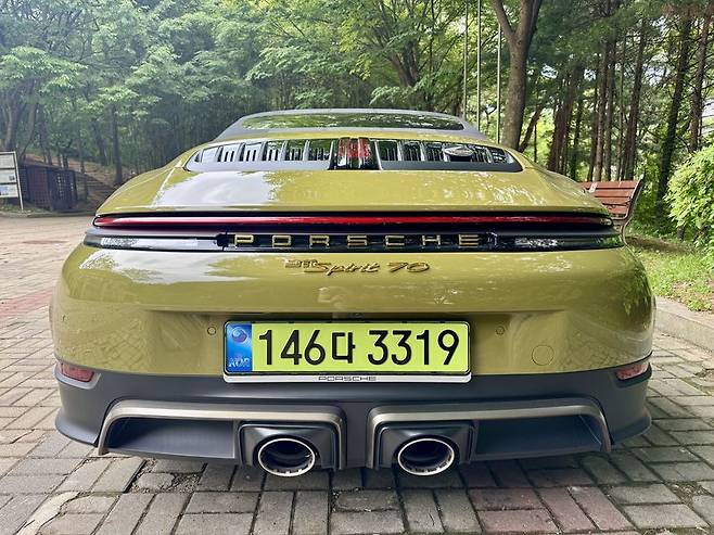 포르쉐 911 스피릿 70. 사진=김동찬 기자.