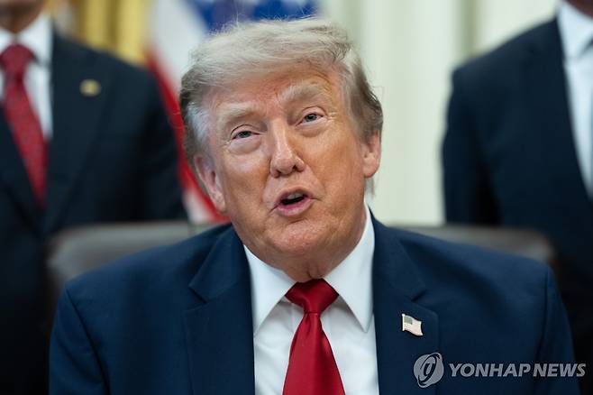 도널드 트럼프 미국 대통령 [EPA=연합뉴스 자료사진. 재판매 및 DB 금지]