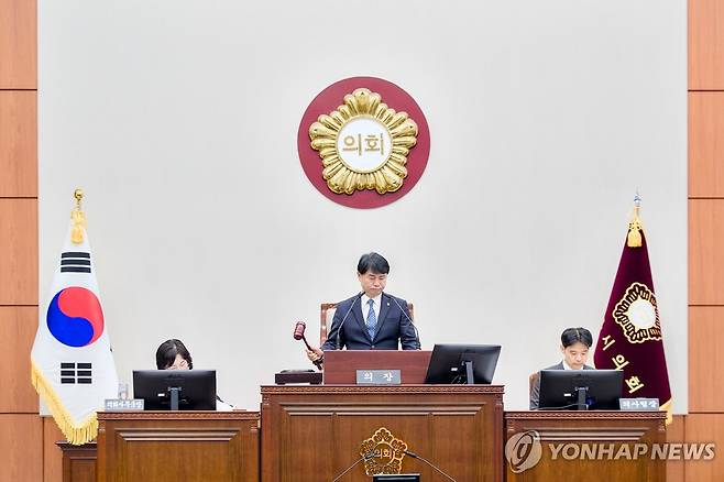강릉시의회 임시회 본회의 [강릉시의회 제공. 재판매 및 DB 금지]