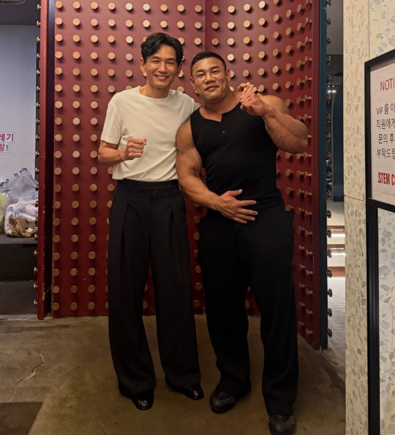 황정민. 김강민. 사진. | 김강민 SNS