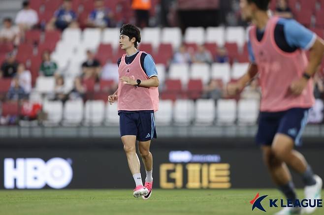 ▲ 팀 K리그의 기성용. ⓒ한국프로축구연맹
