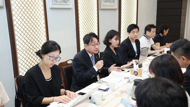이성훈 LH 사장이 주택 공급 속도를 높이기 위한 구체적인 구상을 설명하고 있다. LH 제공