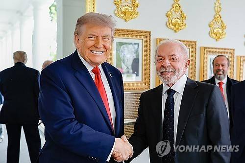 트럼프 미국 대통령(좌)과 룰라 대통령 [UPI=연합뉴스]