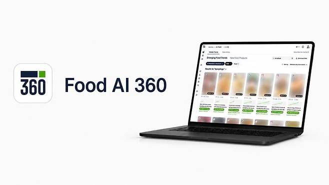 [서울=뉴시스] CJ제일제당이 자체 개발한 AI 기반 마케팅 인텔리전스 플랫폼 'Food AI 360' (사진=CJ제일제당 제공) *재판매 및 DB 금지