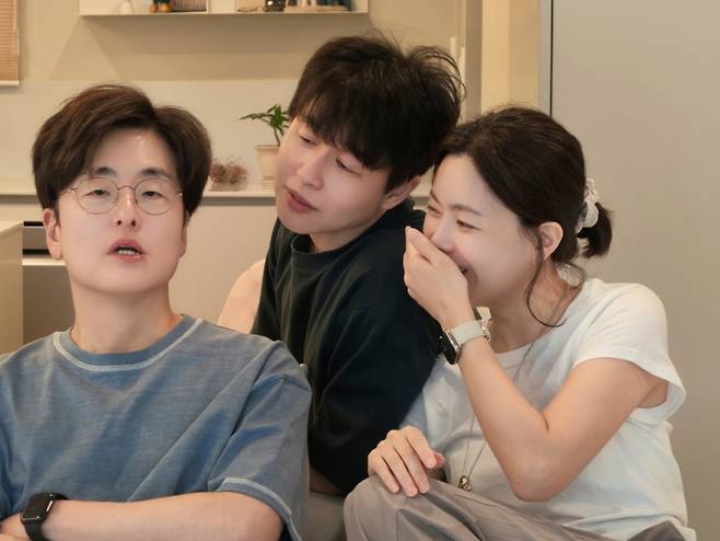 (왼쪽부터) 김승수, 한재호, 송수윤 /사진=스윗튠 제공