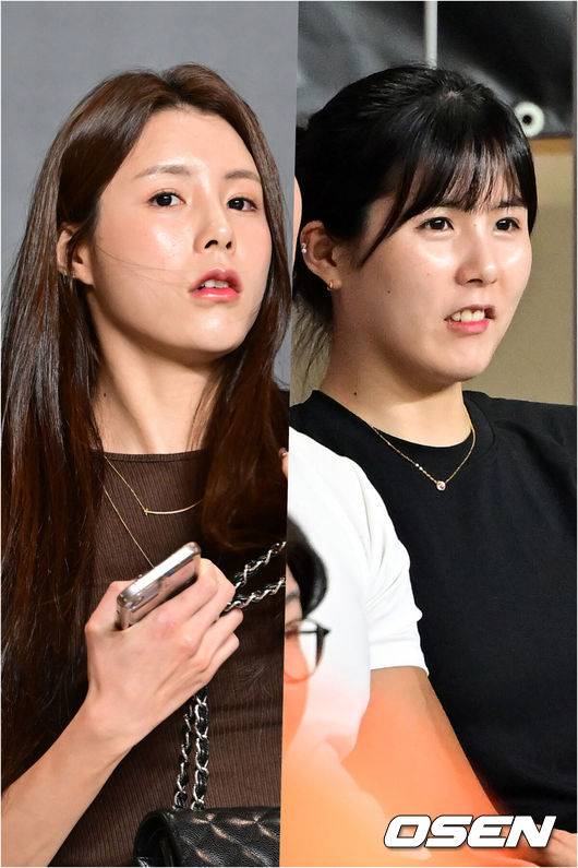 [OSEN=천안, 민경훈 기자] 7일 오후 충남 천안 유관순체육관에서 '2025&nbsp;대한민국-네덜란드 남자배구 국가대표 평가전' 2차전 경기가 열렸다.한편, 이사니예 라미레스 감독이 이끄는 한국 남자배구 대표팀은 전날(6일) 네덜란드와의 평가전 1차전 경기에서 세트스코어 1-3(25-19, 14-25, 10-25, 23-25)으로 패했다.경기 전 샌디에이고 모조의 이다영과 PAOK 테살로니키 이재영이 관중석에서 경기를 주시하고 있다. 2025.06.07 /rumi@osen.co.kr
