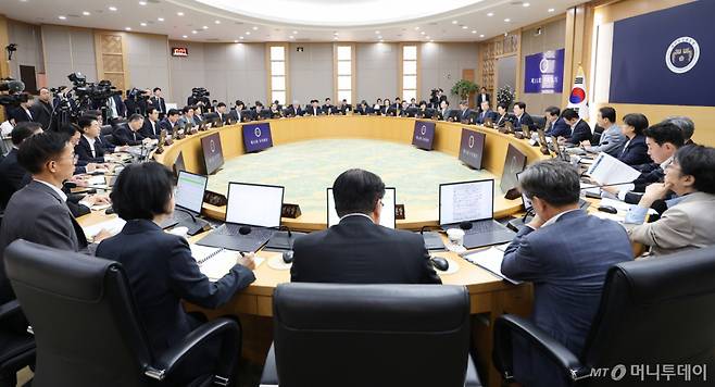 (세종=뉴스1) 허경 기자 = 이재명 대통령이 11일 정부세종청사에서 열린 국무회의에서 발언하고 있다. (청와대통신사진기자단) 2026.8.11/뉴스1  Copyright (C) 뉴스1. All rights reserved. 무단 전재 및 재배포,  AI학습 이용 금지. /사진=(세종=뉴스1) 허경 기자