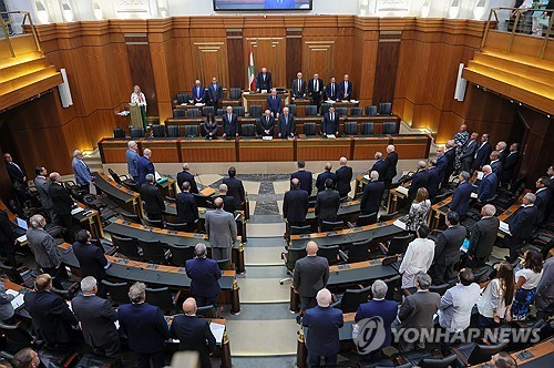 사형제 폐지 법안 논의하는 레바논 의회[연합]