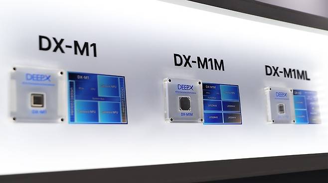 딥엑스의 온디바이스 AI 반도체 'DX-M1' 계열 제품 (딥엑스 제공)