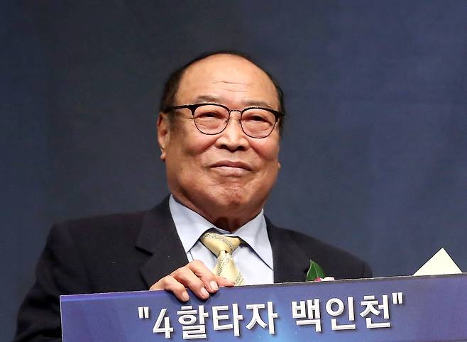 백인천 전 감독. 연합뉴스