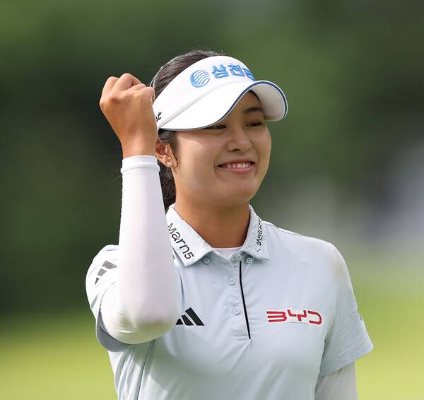 2026년 한국여자프로골프(KLPGA) 투어 메디힐·한국일보 챔피언십에 출전한 서교림 프로가 1라운드에서 경기하는 모습이다. 사진제공=KLPGA (사진을 무단으로 사용하지 마십시오.)
