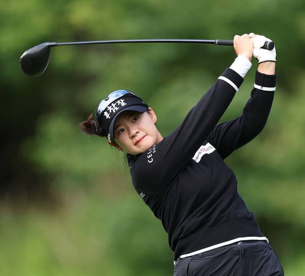 2026년 한국여자프로골프(KLPGA) 투어 메디힐·한국일보 챔피언십에 출전한 한지원 프로. 사진제공=KLPGA (사진을 무단으로 사용하지 마십시오.)