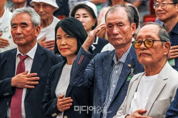 ▲이진숙 국민의힘 의원과 새역사국민운동이 8월13일 서울 영등포구 국회도서관 대강당에서 '5·18민주화운동의 재조명, 국회공개포럼'을 개최했다. 사진=윤수현 기자