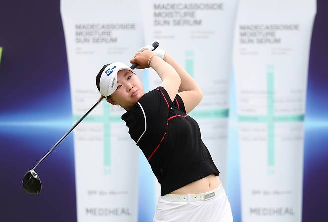 김민솔의 2라운드 경기 모습 [KLPGA 제공. 재판매 및 DB 금지]