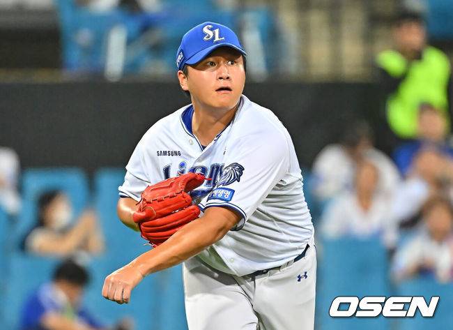 [OSEN=대구, 이석우 기자] 삼성 라이온즈 이승현 002 2026.07.30 / foto0307@osen.co.kr