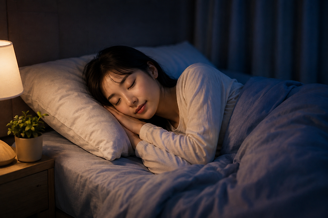 수면 관련 인공지능(AI) 가상 이미지